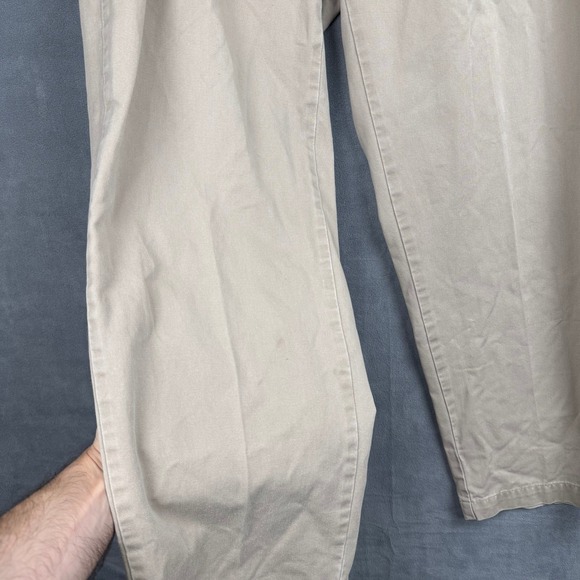 Polo Ralph Lauren Mens Pleated Chino Pants Khaki Tan Cotton 36x30 - Picture 9 of 10